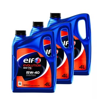 ACEITE PARA MOTOR ELF EVOL. 500 TS 15W40 POR GALON - DUAL (4 Litros)