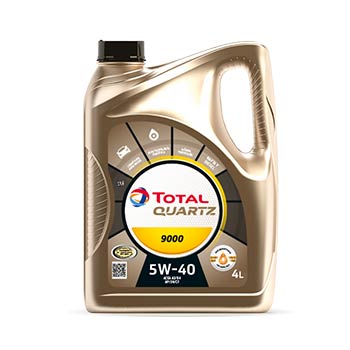 ACEITE PARA MOTOR TOTAL QUARTZ - 9000 5W40 POR GALON (4 Litros)